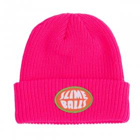 Slime Balls SB Oval Long Shoreman Beanie - Pink