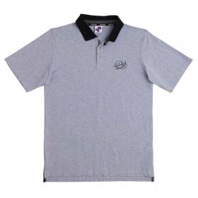 Santa Cruz Oval Dot Polo Shirt - Heather Grey