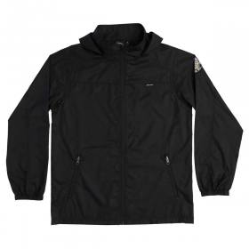 Santa Cruz Acidic MFG Dot Hooded Windbreaker Jacket - Black
