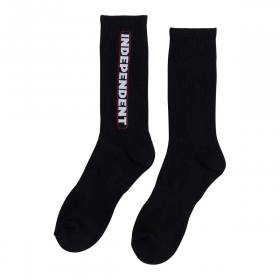 Independent Trucks Bar Logo Crew Socks - Black