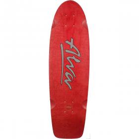 8.5x30 Alva Skates 1978 Lost Model Re-Issue Deck - Pre-Gripped Red/Silver
