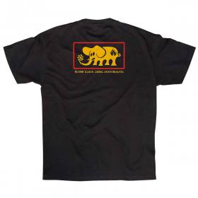 Black Label Elephant Framed T-Shirt - Black