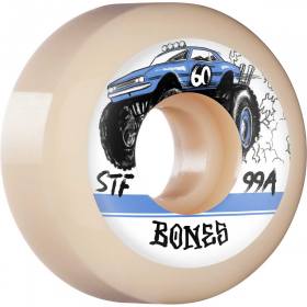 60mm 99a Bones STF V5 Sidecut Big Rigs Wheels - Natural