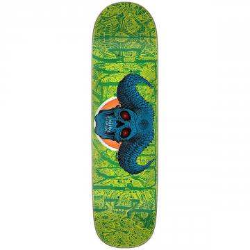 Creature Skateboard Deck Logo Outline Stumps Black/Blue 8.0 x 31.5 with Grip 