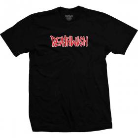 Deathwish Outline T-Shirt - Black/Red