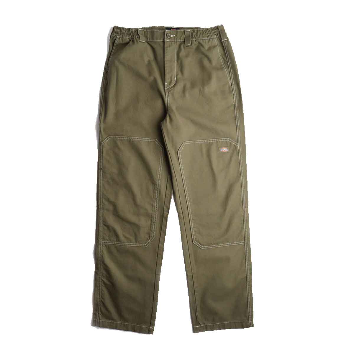 Dickies Relaxed Fit Double Knee Florala Twill Pants - Military Green