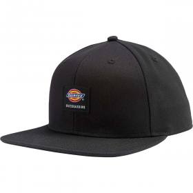 Dickies Skate Flat Bill Snapback Hat - Black