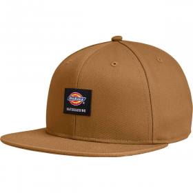 Dickies Skate Flat Bill Snapback Hat - Brown Duck