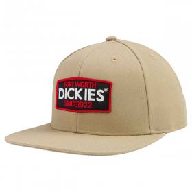 Dickies Twill Flat Bill Snapback Hat - Desert Sand