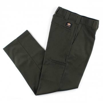 Dickies Skateboarding Regular Fit Double Knee Twill Pants - Charcoal/Grey  Stitch