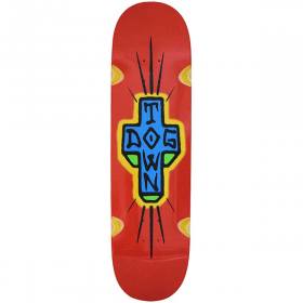 8.75x32.313 Dogtown Spray Cross Loose Trucks Deck - Red Stain