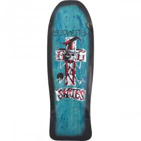 10.125x30.325 Dogtown Stonefish Re-Issue Deck - Blue Stain/Black Fade