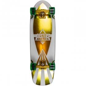 Dusters California Cazh UV Cruiser Complete Skateboard - Green/Gold 8.75x29.5