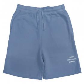 Girl Sans Logo Sweat Shorts - Blue