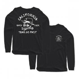 Hard Luck MFG Califas Long Sleeve T-Shirt - Black/White