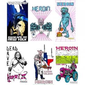 Heroin Fall 2022 6 Sticker Pack