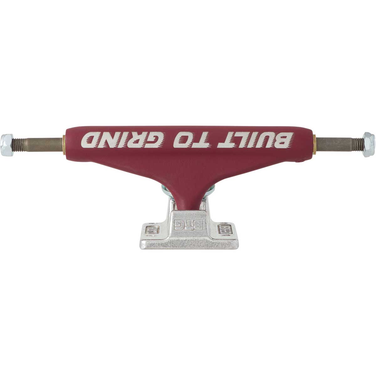 Independent 149mm BTG Speed Standard Skateboard Trucks Burgundy/Silver 8.5" SoCal