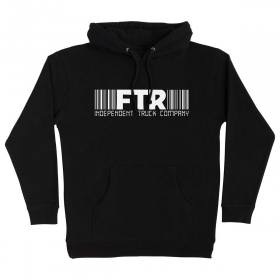 Independent Trucks FTR Barcode Heavyweight Pullover Hoodie - Black