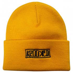 Krooked Box Cuff Beanie - Mustard