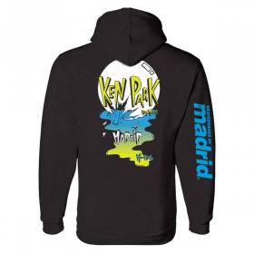Madrid  Ken Park Glow In The Dark Pullover Hoodie - Black