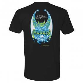 Madrid  Beau Brown Glow In The Dark T-Shirt - Black