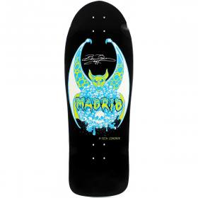 10.5x30.75 Madrid Beau Brown Glow In The Dark Re-Issue Deck - Black