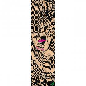 9x33 Mob Santa Cruz Acidic Hand Graphic Griptape - Clear