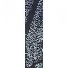 9x33Mob New York Streets #1 Graphic Griptape - Black