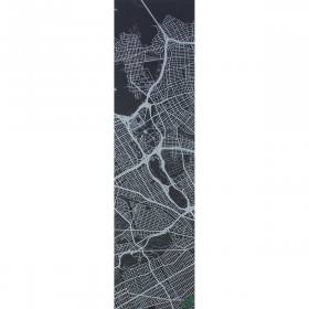 9x33 Mob New York Streets #4 Graphic Griptape - Black