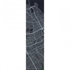 9x33 Mob New York Streets #5 Graphic Griptape - Black