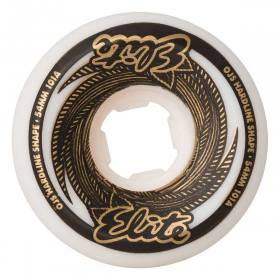 54mm 101a OJ Elite Hardline Wheels - White/Gold