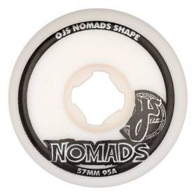 57mm 95a OJ Elite Nomads Wheels - White