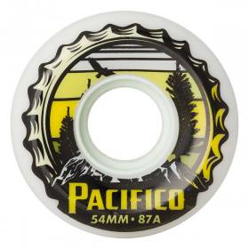 54mm 87a OJ Pacifico Keyframe Wheels - White