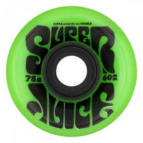 60mm 78a OJ Super Juice Wheels - Bright Green