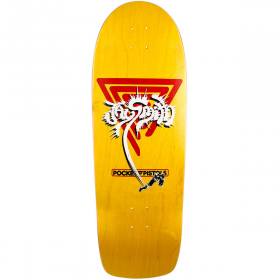 10.5x31.5 Pocket Pistols Jay Smith Tribute OG Pig Shaped Deck - Yellow Stain