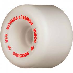 60mm 93a Powell Peralta Dragon Formula Wheels - White