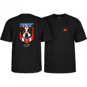 Powell Peralta Hill Bulldog T-Shirt - Black