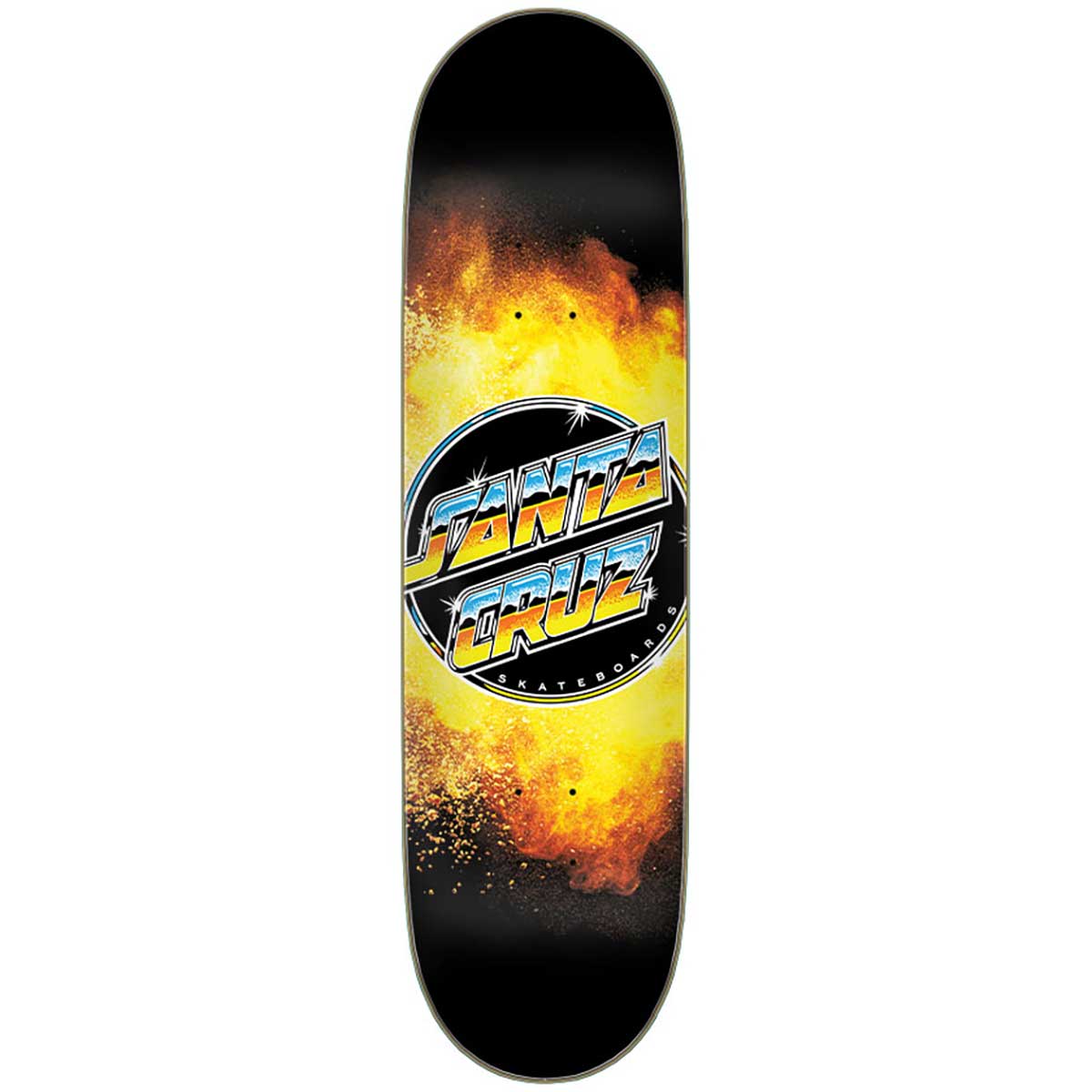 ten tweede het internet Museum Santa Cruz Chrome Dot Flame Everslick Skateboard Deck - 8.5x32.2 | SoCal  Skateshop
