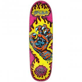 9.25x31.95 Santa Cruz Salba Tiger Hand Pro Shaped Deck