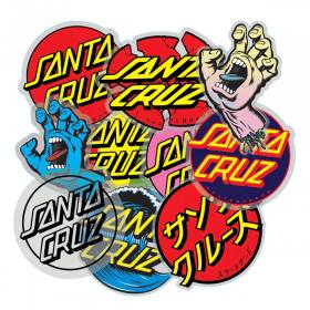 Santa Cruz Assorted 10 Sticker Pack