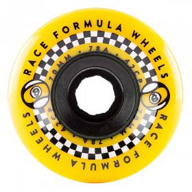70mm 78a Sector 9 Center Set Race Formula Longboard Wheels - Yellow