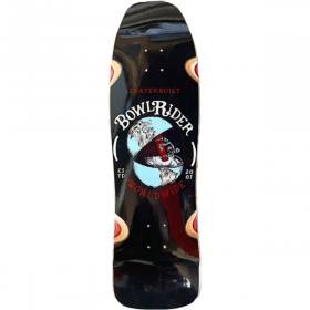 9.5x33 Skaterbuilt Bowlrider Worldwide Deck - Black Formica