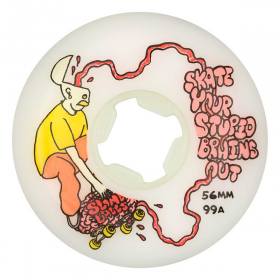 56mm 99a Slime Balls Stupid Brains Speed Balls Wheels - White