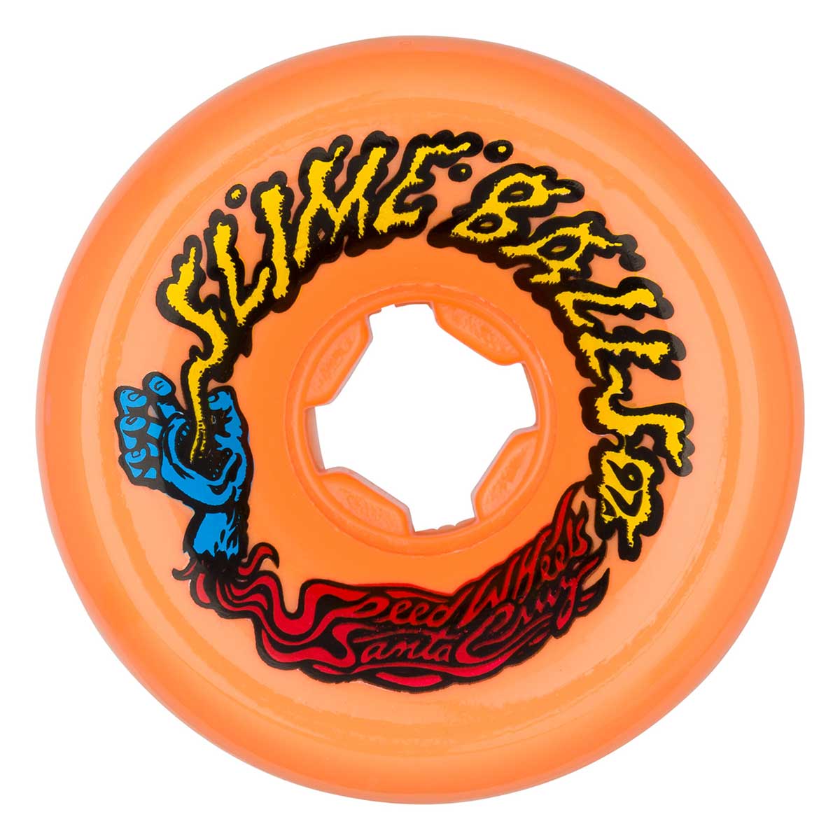 Slime Balls Skateboard Wheels 60mm Vomits 97A Orange