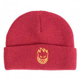 Spitfire Wheels Bighead Cuff Beanie - Dark Red/Gold