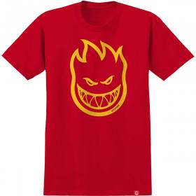 Spitfire Wheels Bighead Youth T-Shirt - Red/Gold