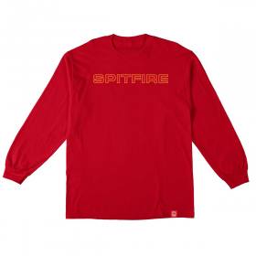 Spitfire Wheels Classic 87 Long Sleeve T-Shirt - Red/Gold