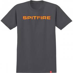 Spitfire Wheels Classic 87 T-Shirt - Charcoal/Gold/Red