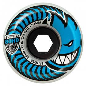 58mm 80HD Spitfire Classic Conical Full Shape Charger Soft Cruiser Wheels - Clear