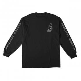 Spitfire Wheels Chrome #1 Long Sleeve T-Shirt - Black